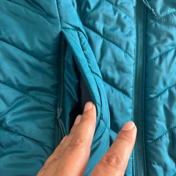 Columbia Omni-Heat Insulated Puffer Jacket Women’s Medium Teal - Picture 7 of 15